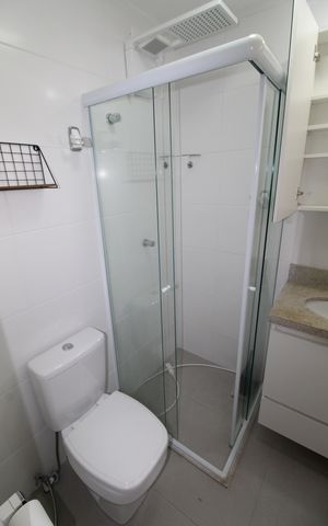 Apartamento para alugar com 45m², 1 quarto e 1 vagaBanheiro da Suíte
