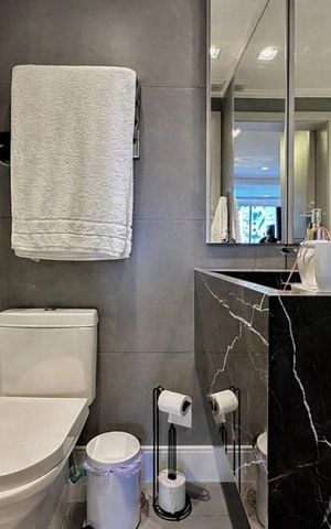Apartamento à venda com 82m², 1 quarto e 1 vaga Apartamento à venda com 82m², 1 quarto e 1 vagaBanheiro