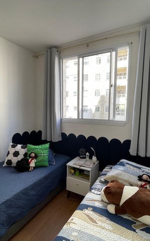 Apartamento à venda com 46m², 2 quartos e 1 vaga