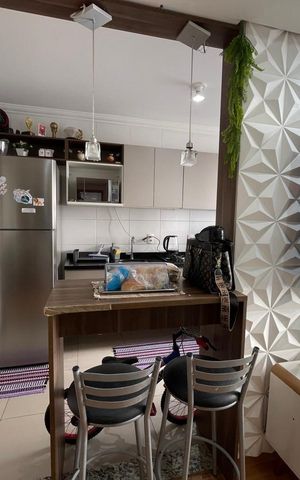 Apartamento à venda com 46m², 2 quartos e 1 vaga