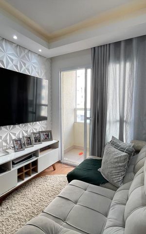 Apartamento à venda com 46m², 2 quartos e 1 vaga