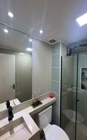 Apartamento para alugar com 42m², 2 quartos e 1 vaga Apartamento para alugar com 42m², 2 quartos e 1 vagaBanheiro