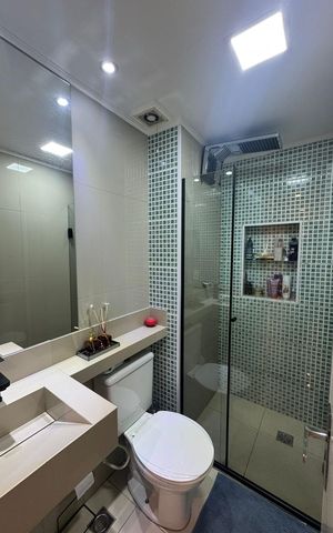 Apartamento para alugar com 42m², 2 quartos e 1 vaga Apartamento para alugar com 42m², 2 quartos e 1 vagaBanheiro