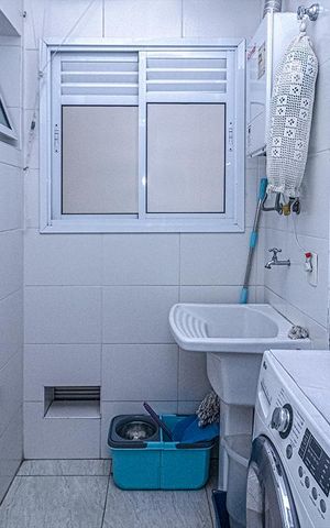 Apartamento à venda com 74m², 3 quartos e 1 vaga Apartamento à venda com 74m², 3 quartos e 1 vagaárea de serviço_2