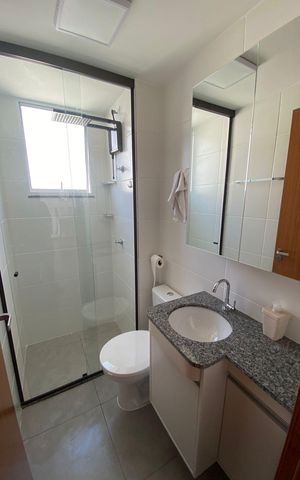 Apartamento para alugar com 52m², 2 quartos e 1 vaga Apartamento para alugar com 52m², 2 quartos e 1 vagaBanheiro