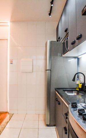 Apartamento à venda com 50m², 1 quarto e 1 vaga Apartamento à venda com 50m², 1 quarto e 1 vagaCozinha e Área de Serviço