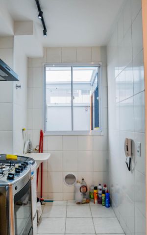 Apartamento à venda com 50m², 1 quarto e 1 vaga Apartamento à venda com 50m², 1 quarto e 1 vagaCozinha e Área de Serviço