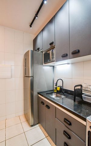 Apartamento à venda com 50m², 1 quarto e 1 vaga Apartamento à venda com 50m², 1 quarto e 1 vagaCozinha e Área de Serviço