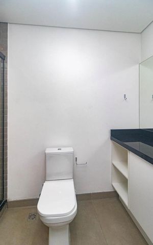 Studio para alugar com 27m², 1 quarto e sem vaga Studio para alugar com 27m², 1 quarto e sem vagaBanheiro