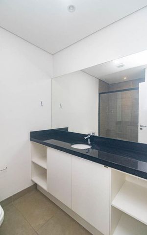 Studio para alugar com 27m², 1 quarto e sem vaga Studio para alugar com 27m², 1 quarto e sem vagaBanheiro
