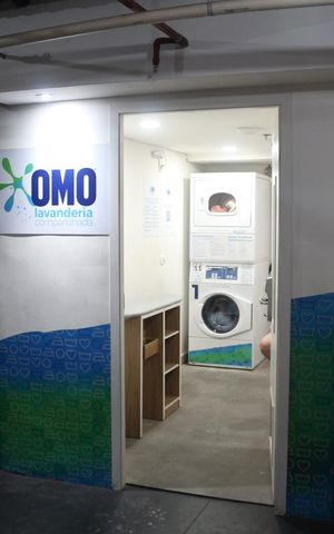 Studio à venda com 38m², 1 quarto e 1 vagaLavanderia