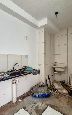 Apartamento à venda com 50m², 2 quartos e sem vaga Apartamento à venda com 50m², 2 quartos e sem vagaCozinha e Área de Serviço