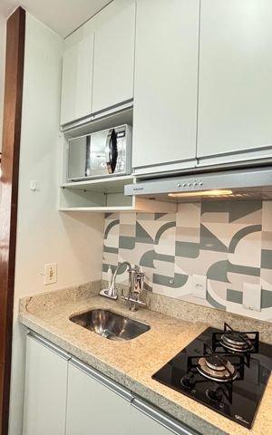 Apartamento à venda com 35m², 1 quarto e 1 vaga Apartamento à venda com 35m², 1 quarto e 1 vagaCozinha