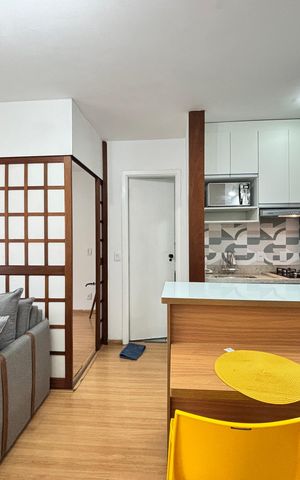 Apartamento à venda com 35m², 1 quarto e 1 vaga Apartamento à venda com 35m², 1 quarto e 1 vagaSala/Cozinha