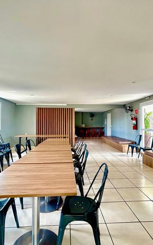 Apartamento à venda com 47m², 1 quarto e 1 vaga Apartamento à venda com 47m², 1 quarto e 1 vagaÁrea comum - Salão de festas