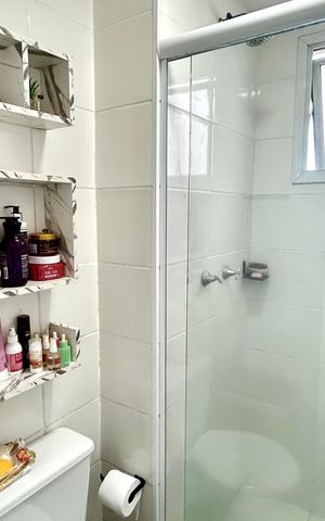 Apartamento à venda com 47m², 1 quarto e 1 vaga Apartamento à venda com 47m², 1 quarto e 1 vagaBanheiro