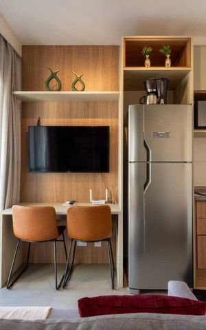Studio para alugar com 24m², 1 quarto e sem vaga