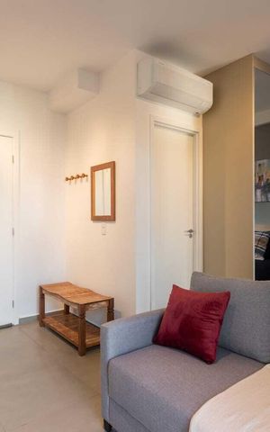 Studio para alugar com 24m², 1 quarto e sem vaga