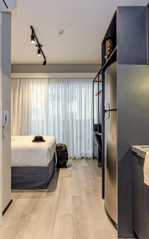 Studio à venda com 27m², 1 quarto e sem vagaCozinha