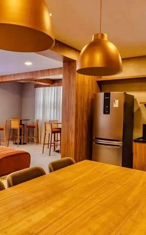 Apartamento à venda com 29m², 1 quarto e sem vaga Apartamento à venda com 29m², 1 quarto e sem vagaÁrea comum - Salão de festas