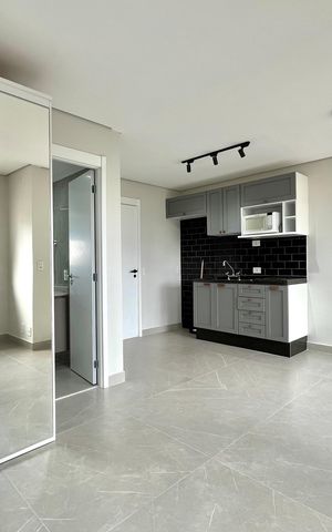Apartamento à venda com 29m², 1 quarto e sem vaga Apartamento à venda com 29m², 1 quarto e sem vagaSala/Quarto