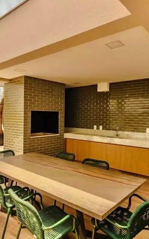 Apartamento à venda com 29m², 1 quarto e sem vaga Apartamento à venda com 29m², 1 quarto e sem vagaÁrea comum - Churrasqueira