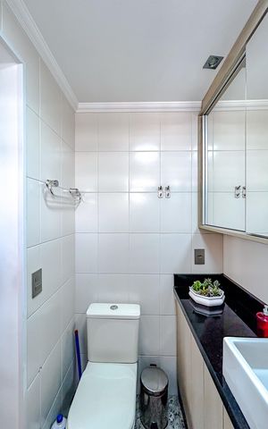 Apartamento à venda com 85m², 3 quartos e 2 vagasBanheiro da Suíte