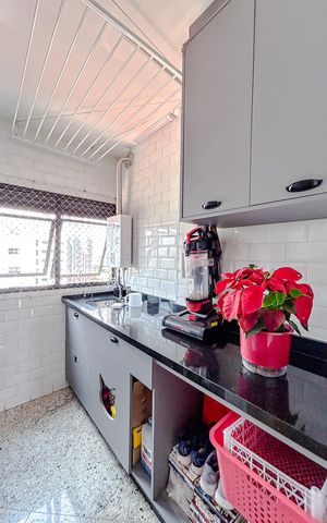 Apartamento à venda com 85m², 3 quartos e 2 vagasÁrea de Serviço