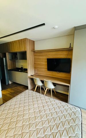Apartamento à venda com 48m², 1 quarto e sem vaga Apartamento à venda com 48m², 1 quarto e sem vagaSala / Quarto