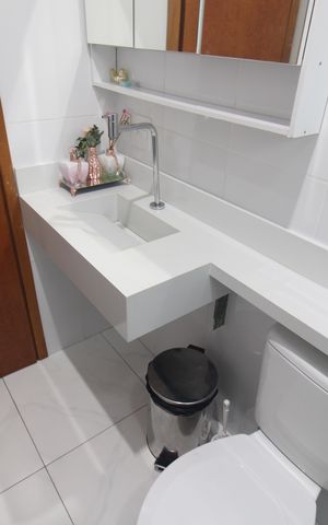 Casa à venda com 106m², 3 quartos e 3 vagasQuarto 3 - Banheiro