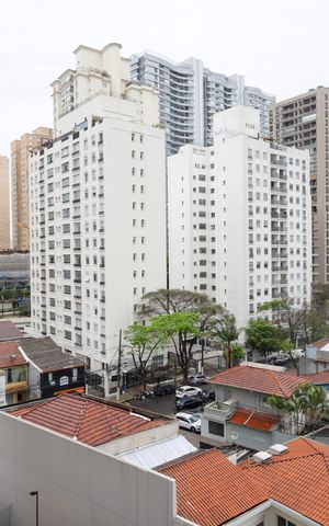 Studio para alugar com 25m², 1 quarto e sem vaga Studio para alugar com 25m², 1 quarto e sem vagaVista da Varanda