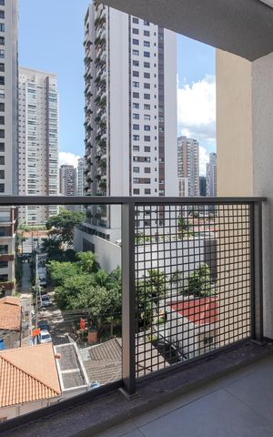 Studio para alugar com 25m², 1 quarto e sem vaga Studio para alugar com 25m², 1 quarto e sem vagaVaranda