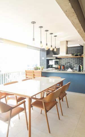 Apartamento à venda com 104m², 3 quartos e 2 vagas Apartamento à venda com 104m², 3 quartos e 2 vagasSala/Cozinha - Varanda