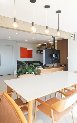 Apartamento à venda com 104m², 3 quartos e 2 vagas Apartamento à venda com 104m², 3 quartos e 2 vagasSala/Cozinha - Varanda