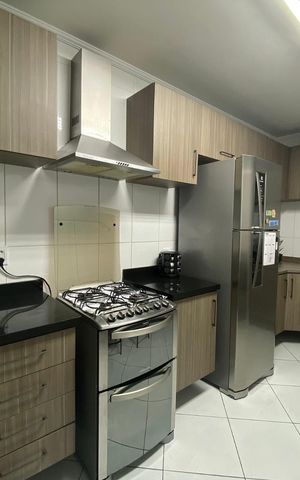Casa à venda com 111m², 3 quartos e 2 vagas Casa à venda com 111m², 3 quartos e 2 vagasCozinha