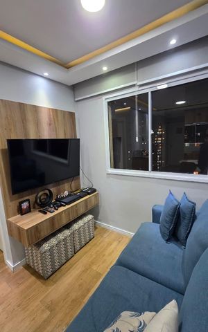 Apartamento à venda com 44m², 2 quartos e 1 vaga Apartamento à venda com 44m², 2 quartos e 1 vagaSala