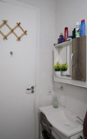 Apartamento à venda com 44m², 2 quartos e 1 vagaBanheiro