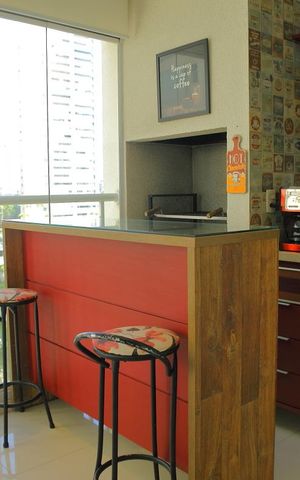 Apartamento à venda com 123m², 3 quartos e 2 vagasVaranda Gourmet da Sala 