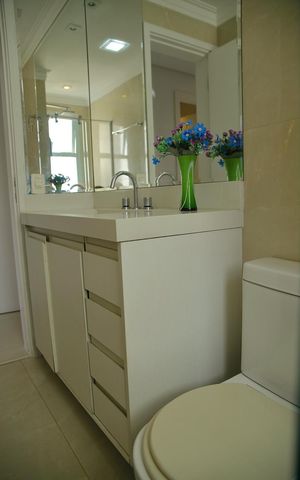 Apartamento à venda com 123m², 3 quartos e 2 vagasBanheiro Social 