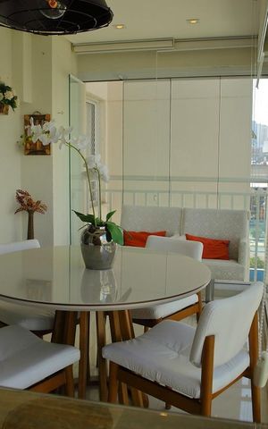 Apartamento à venda com 123m², 3 quartos e 2 vagasVaranda Gourmet da Sala 