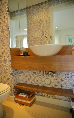 Apartamento à venda com 123m², 3 quartos e 2 vagasLavabo da Sala 