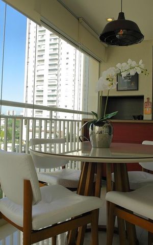 Apartamento à venda com 123m², 3 quartos e 2 vagasVaranda Gourmet da Sala 
