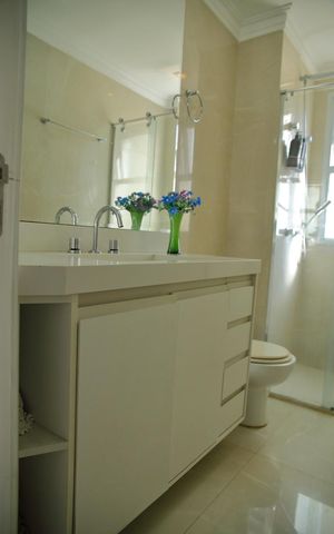 Apartamento à venda com 123m², 3 quartos e 2 vagasBanheiro Social 