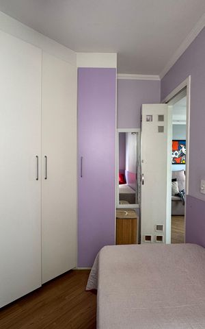 Apartamento à venda com 72m², 3 quartos e 1 vaga Apartamento à venda com 72m², 3 quartos e 1 vagaQuarto 2