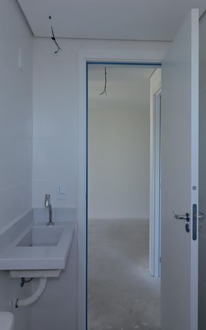Apartamento à venda com 58m², 2 quartos e 1 vagaBanheiro Social
