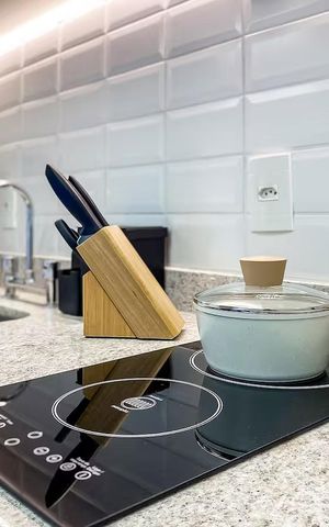 Apartamento à venda com 28m², 1 quarto e 1 vagaCozinha