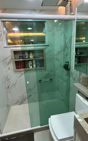 Apartamento à venda com 85m², 3 quartos e 1 vagaBanheiro Social