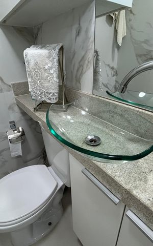 Apartamento à venda com 85m², 3 quartos e 1 vagaLavabo
