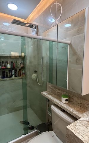 Apartamento à venda com 85m², 3 quartos e 1 vagaBanheiro da Suíte