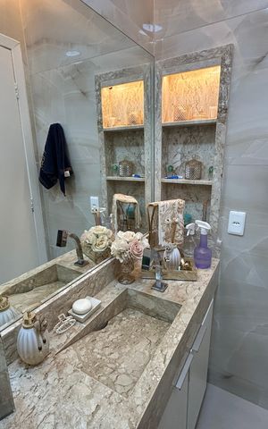 Apartamento à venda com 85m², 3 quartos e 1 vagaBanheiro da Suíte